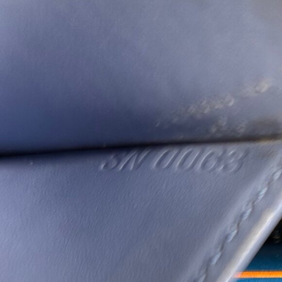 Authentic Womens Louis Vuitton Monogram Vernis Ludlow Coin Purse Gris Wallet - Picture 9 of 16